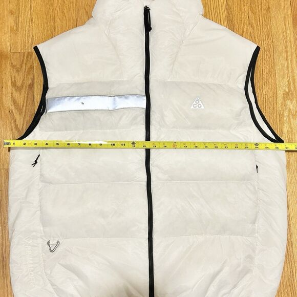 Nike ACG Therma-FIT ADV Men’s Size XL Airora White Silver Outdoor Puffer Vest - Picture 5 of 9